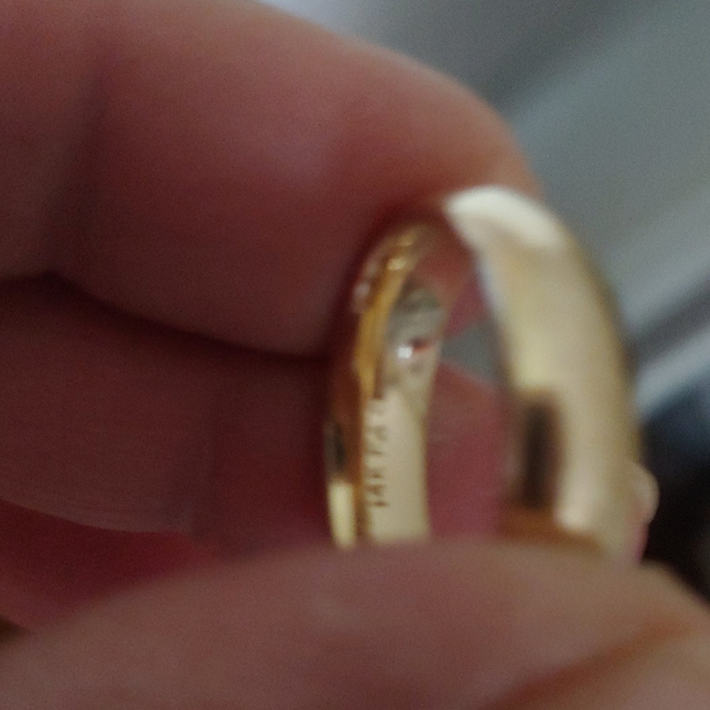 Vintage 14K yellow gold wedding band - Picture 6 of 12